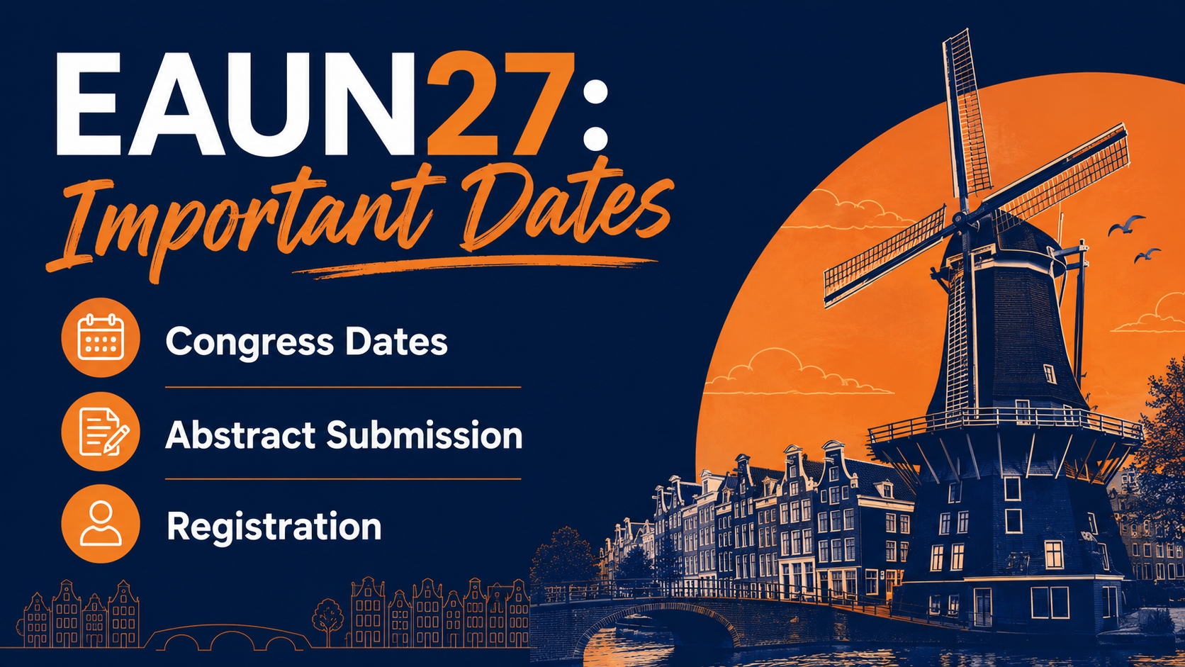 AI generated poster for EAUN conference information